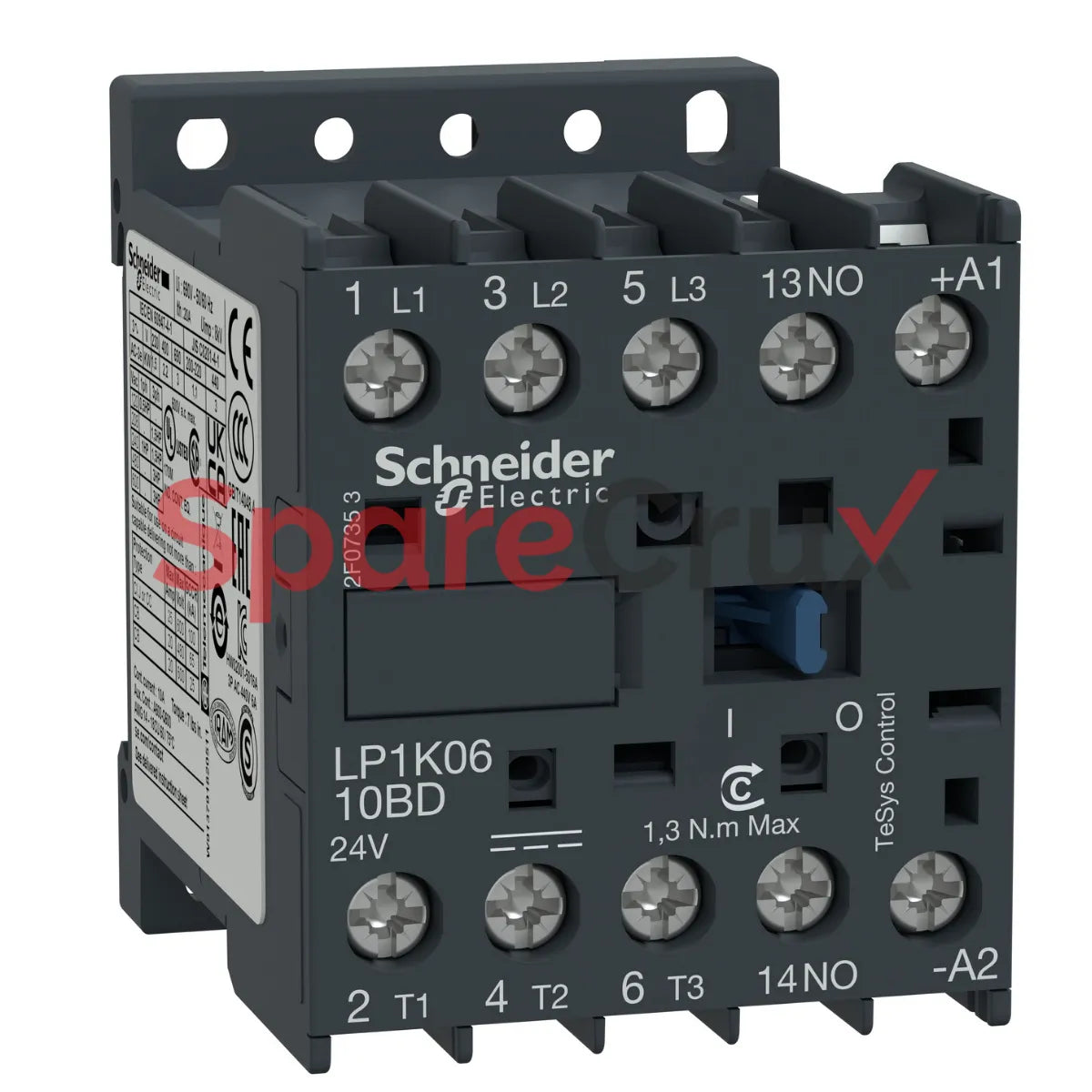 LP1K0910ED | SCHNEIDER ELECTRIC | TeSys K contactor - 3P - AC-3 <= 440 V 9 A - 1 NO aux. - 48 V DC Coil