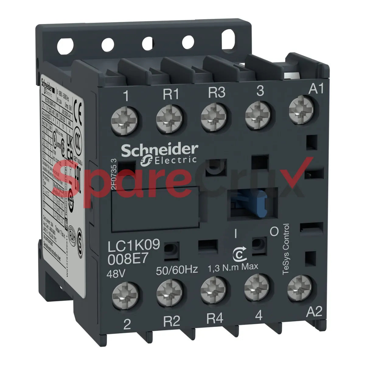 LC1K09008F7 | SCHNEIDER ELECTRIC | TeSys K contactor - 4P (2 NO + 2 NC) - AC-1 <= 440 V 20 A - 110 V AC coil