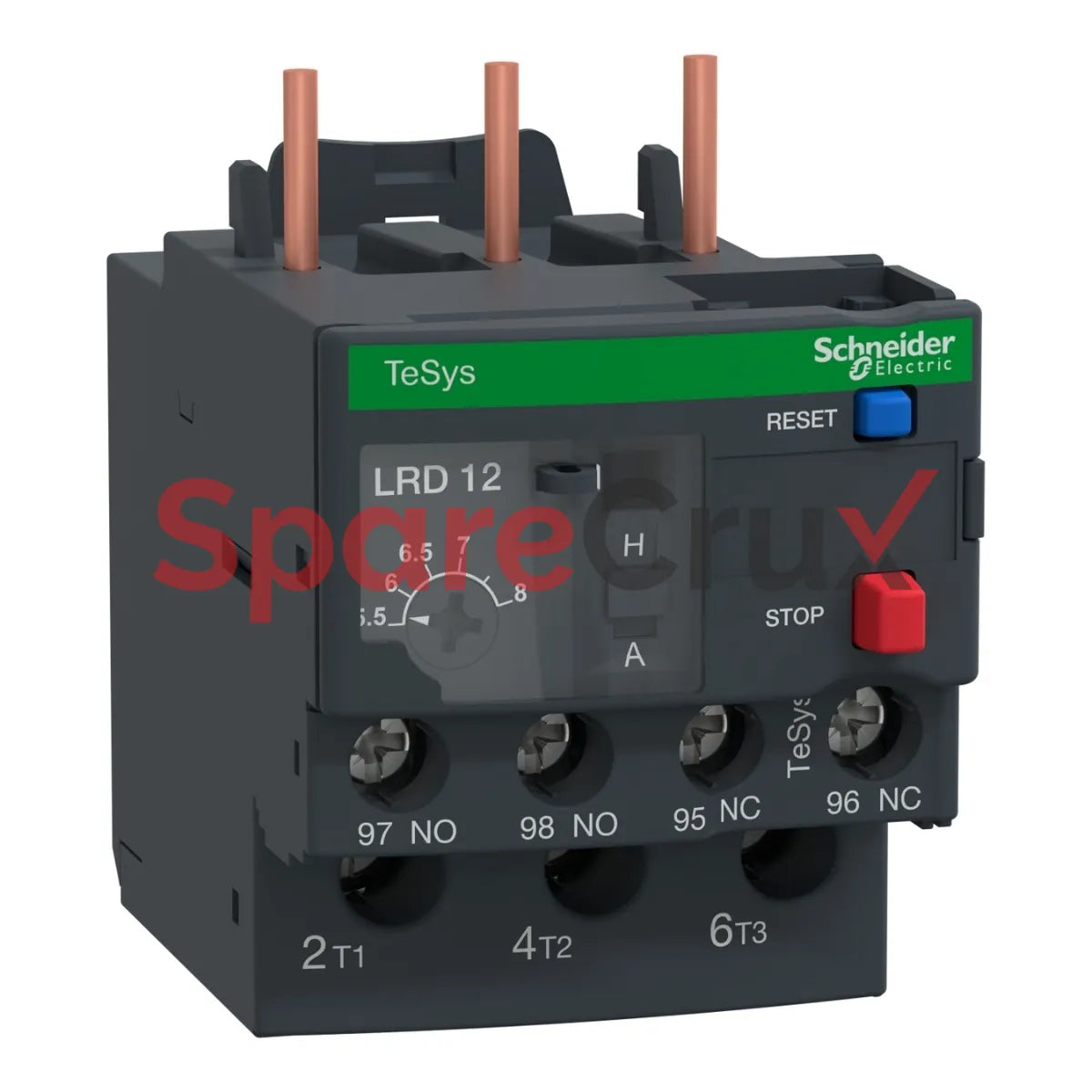 LRD12 | SCHNEIDER ELECTRIC | Thermal Overload Relay, TeSys LRD, 5.5...8 A, Class 10A