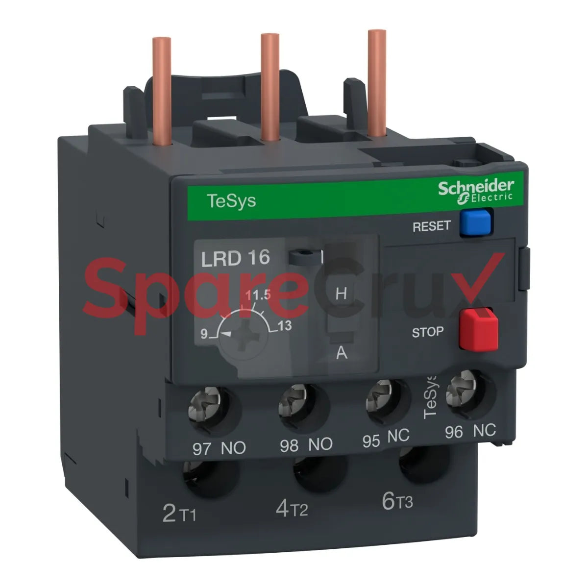 LRD16 | SCHNEIDER ELECTRIC | Thermal Overload Relay, TeSys LRD, 9...13 A, Class 10A