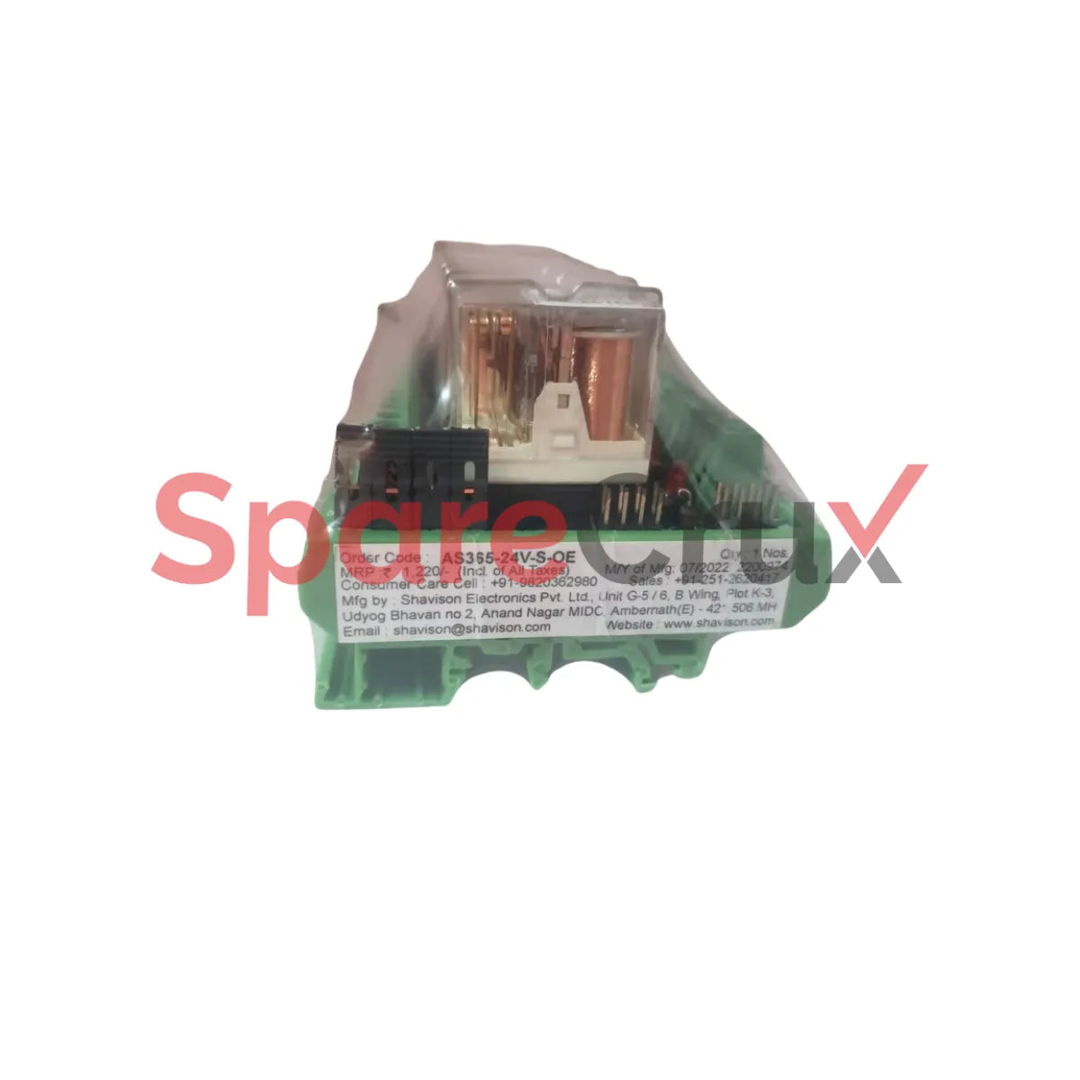 AS365-24V-S-OE | SHAVISON ELECTRONICS | Relay Module