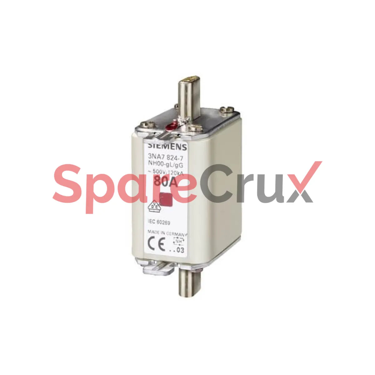 3NA7 824-0RC | SIEMENS | 80A HRC Fuse