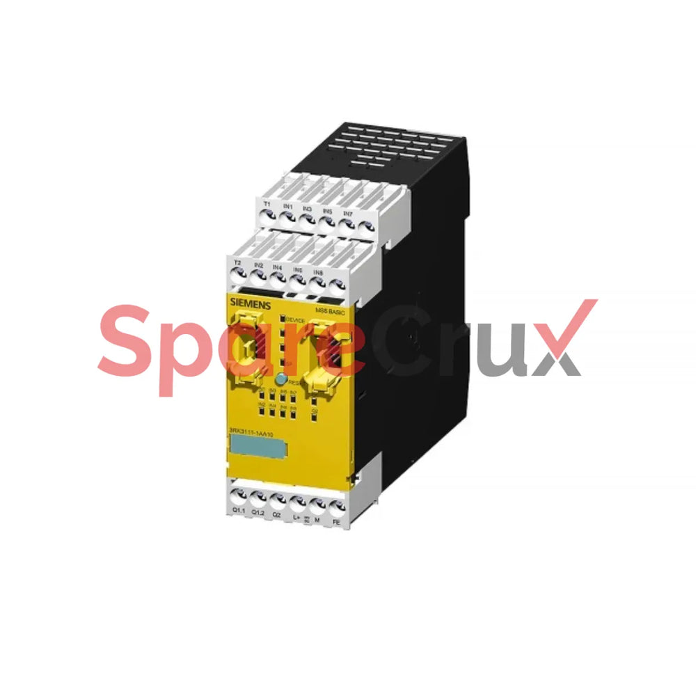 3RK3111-1AA10 | SIEMENS | Safety Module, 8 Safety Inputs, 2 Safety Outputs, 24 V dc