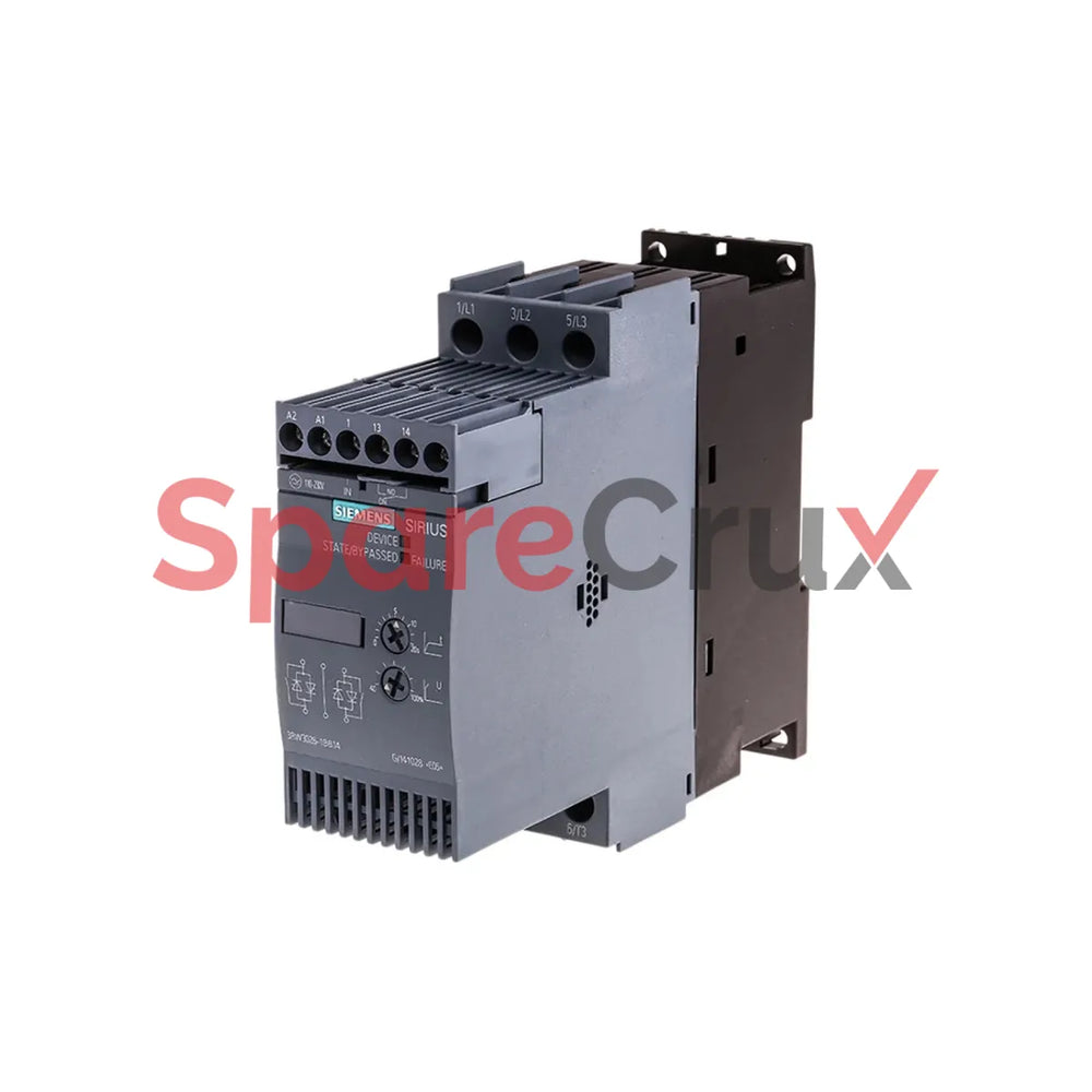 3RW3026-1BB14 | SIEMENS | Soft Starter, , 11 kW, 400 V ac, 3 Phase, IP20