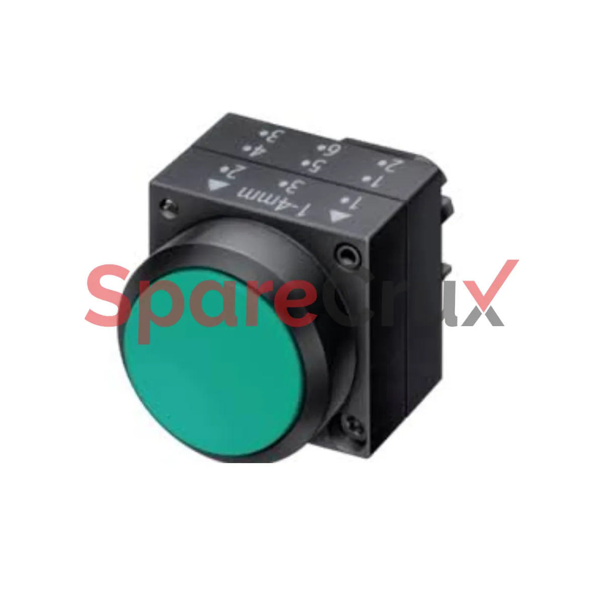 3SB5801-8AA3 | SIEMENS | Normal Opaque Push Button Green With 1No Contact Block Start