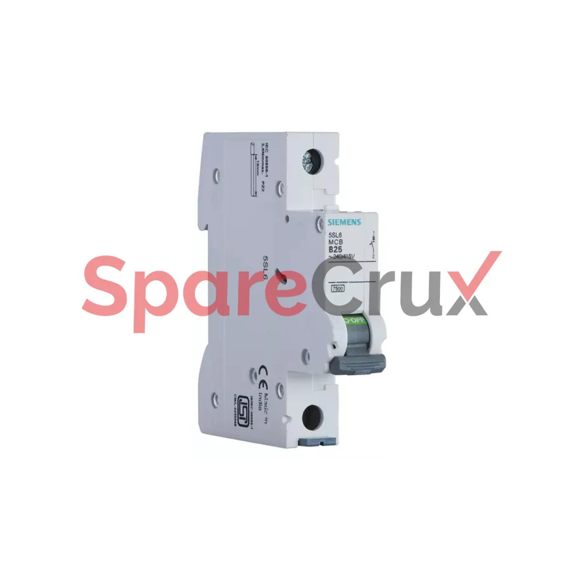 5SL6110-7RC | SIEMENS | MCB 10 A 1-pole C