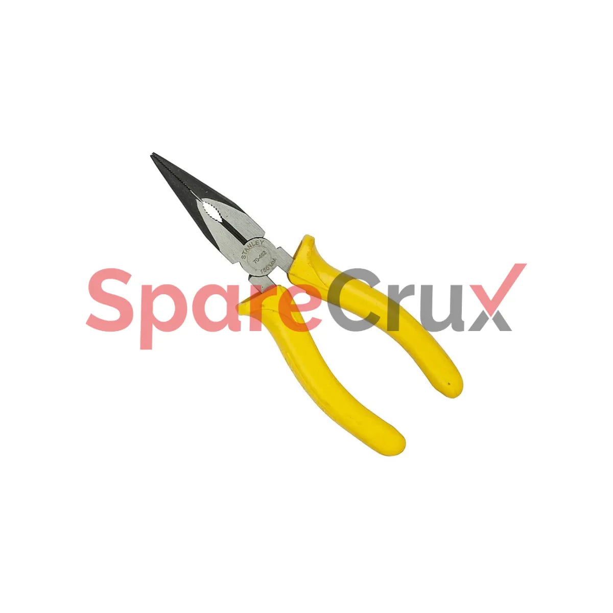 70-462 | STANLEY | 6'' Sturdy Steel Long Nose Plier Single Color Sleeve