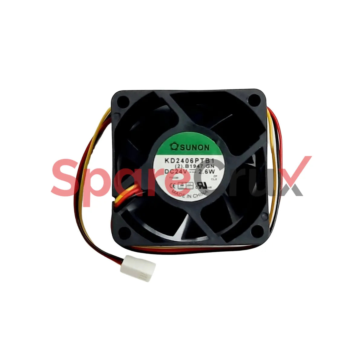 KD2406PTB1 | SUNON | 24v. DC 3 Wire 60x60x25mm Cooling Fan