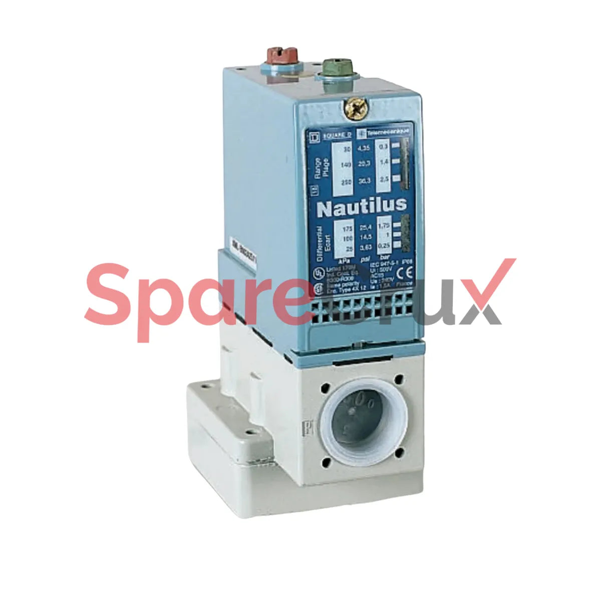 XMLB035A2S11 | TELEMECANIQUE SENSORS | Pressure Sensor, 3.5bar Min, 35bar Max, Relay Output, Differential Reading