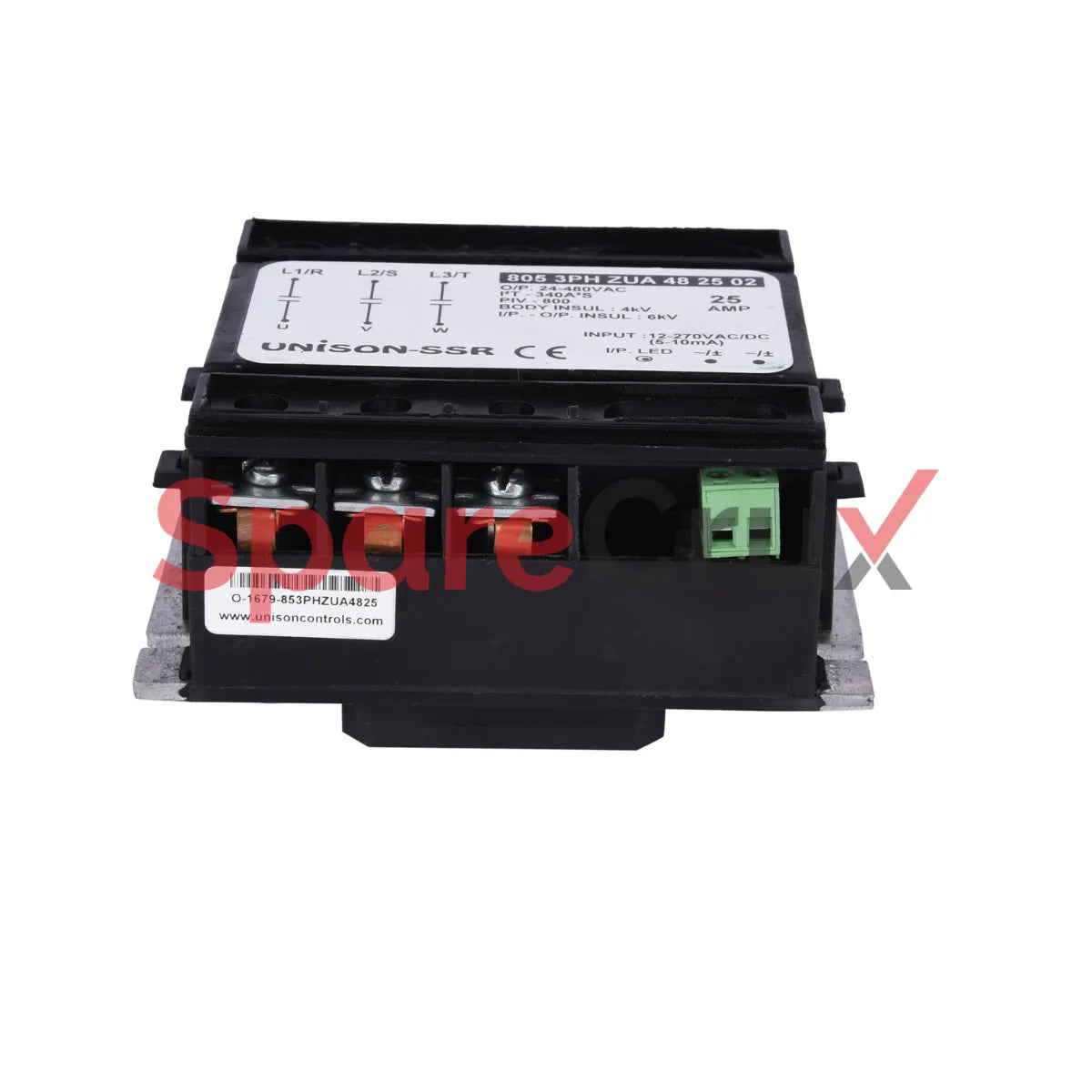 805 3PH ZUA 44 25 02 | UNISON | Solid State Relay 25AMP