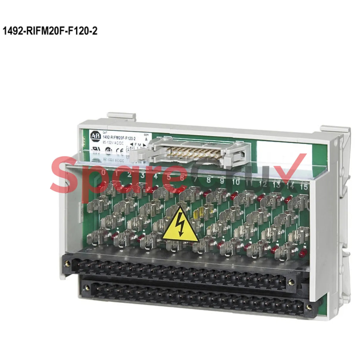 1492-RIFM20F-F120-2 | ALLEN BRADLEY | Digital Interface Module, 20-Channel, Feed-Through, 20-Pin Connector, Fused, 120V, Two-Wire