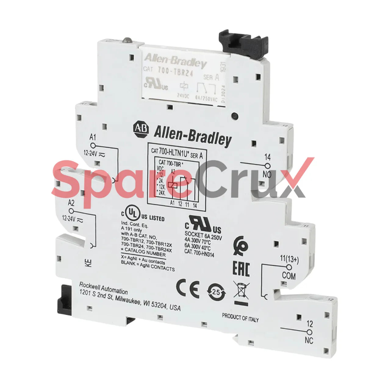 700-TBR12 | ALLEN BRADLEY | Term Block Style 12V DC 1 Pole Relays
