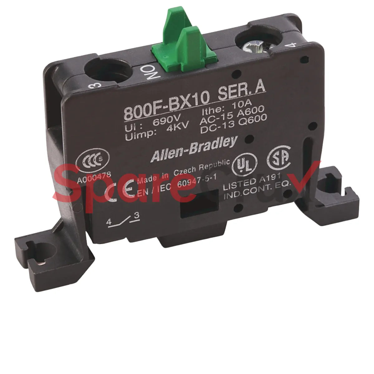 800F-NX-BX10 | ALLEN BRADLEY | N.O. BASE MNT CONT. BLOCK