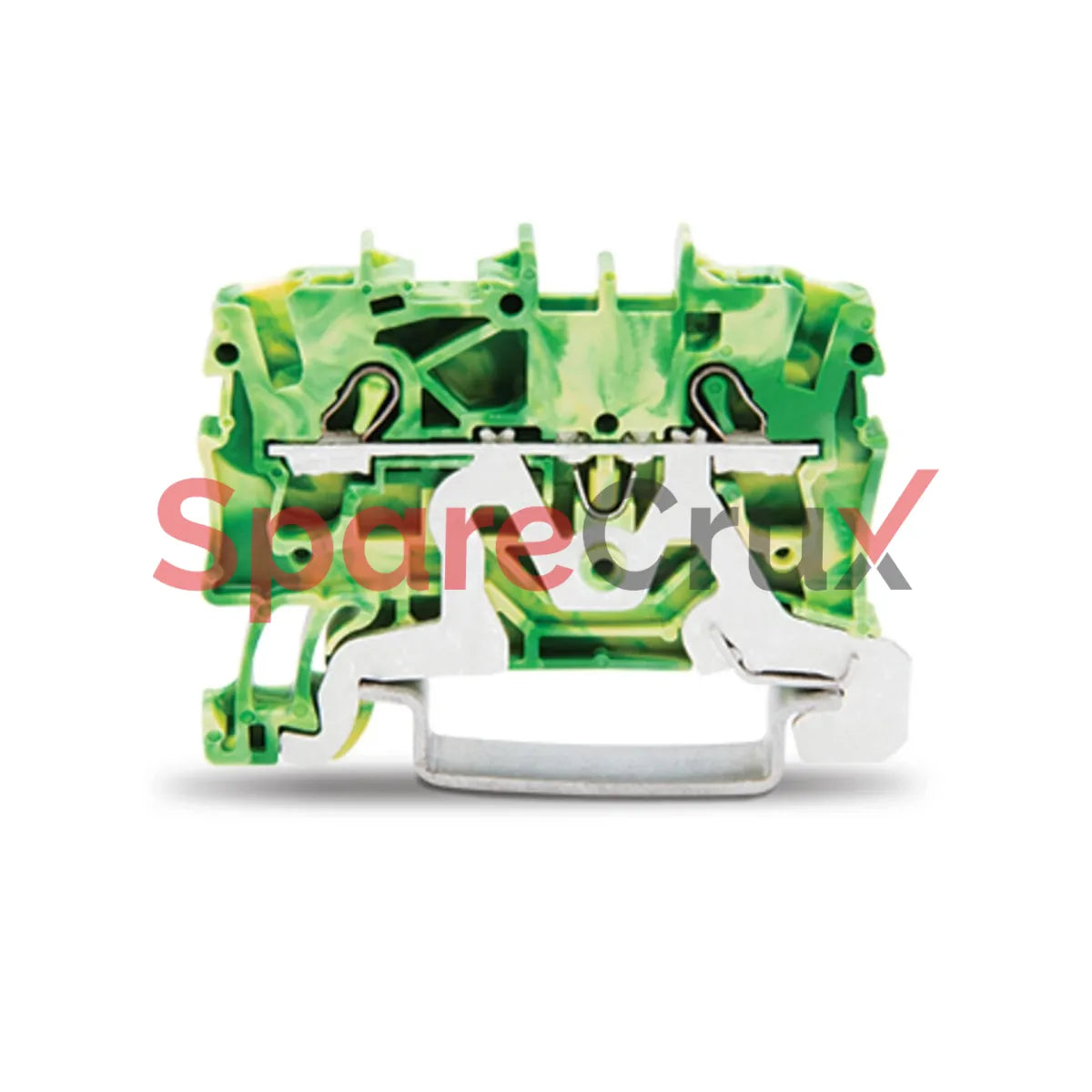 2002-1207 | WAGO | 2-conductor Ground Terminal Block, 2.5 mm² Push-in CAGE CLAMP®, 2,50 mm², Green-yellow