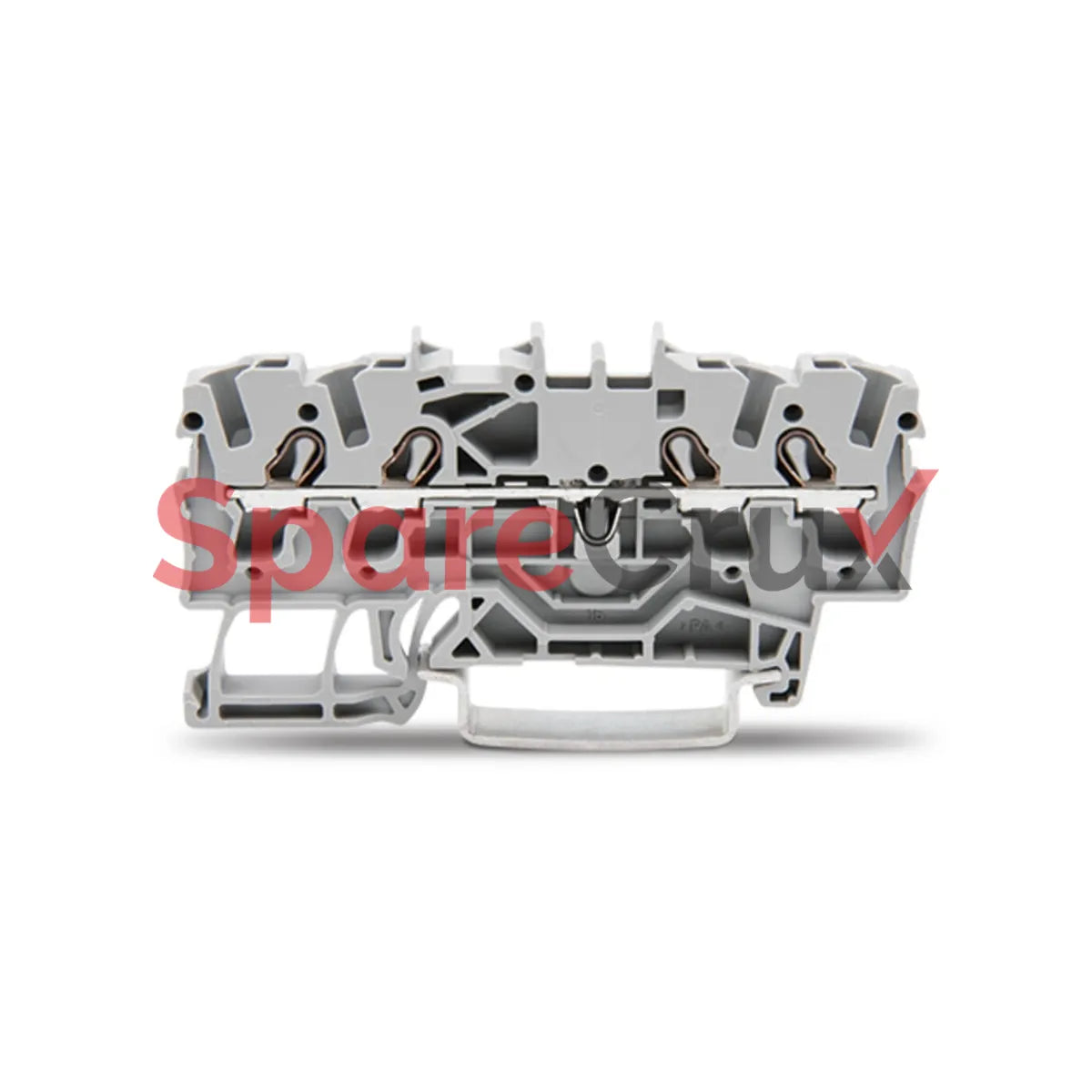 2002-1401 | WAGO | 4-conductor Through Terminal Block; 2.5 mm², DIN-rail 35 x 15 and 35 x 7.5, 2,50 mm², Gray