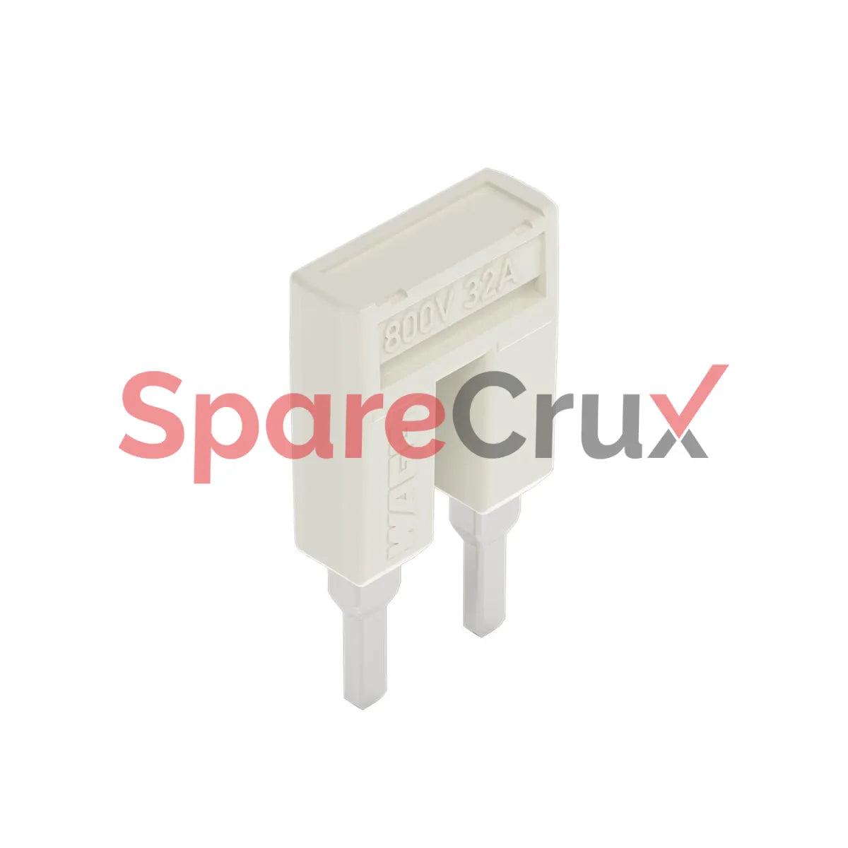 2004-402 | WAGO | Rail-Mount Terminal Blocks Jumper; 2-way, Insulated, Light Gray