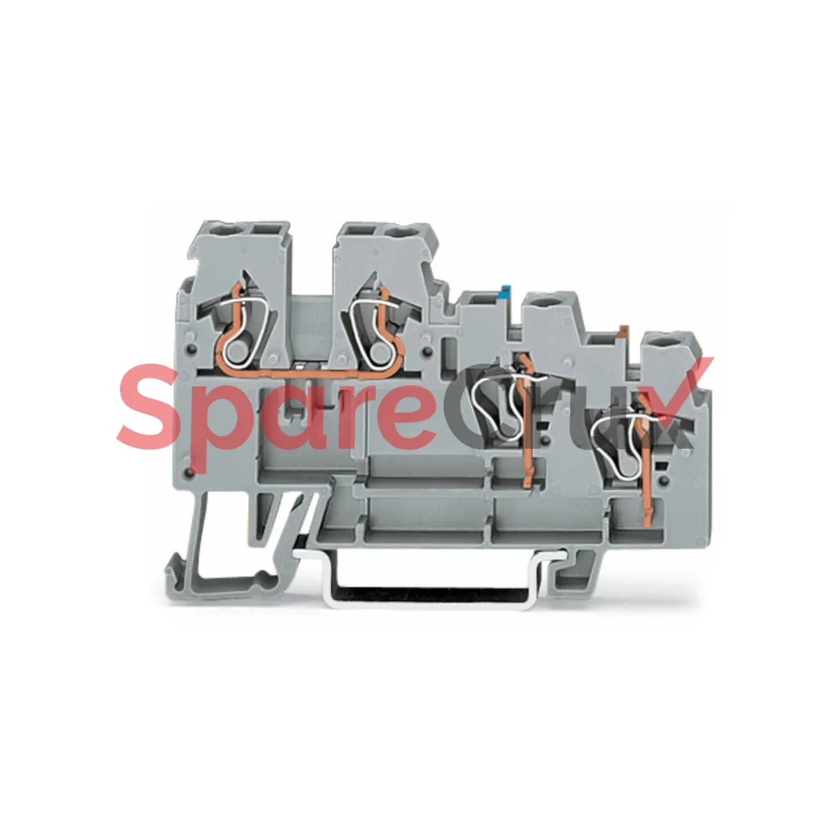 270-560 | WAGO | 3-conductor Sensor Terminal Block, With Colored Conductor Entries, 2.5 mm², CAGE CLAMP®, 2,50 mm², Gray