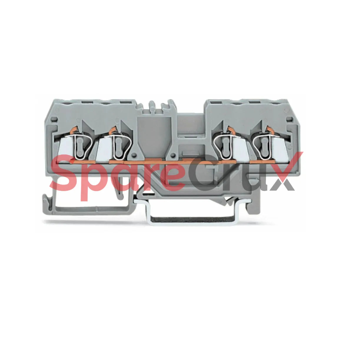 280-833 | WAGO | Terminal Block 4conductor 2 5mm2 Center Marking Din35 Cage Clamp Gray