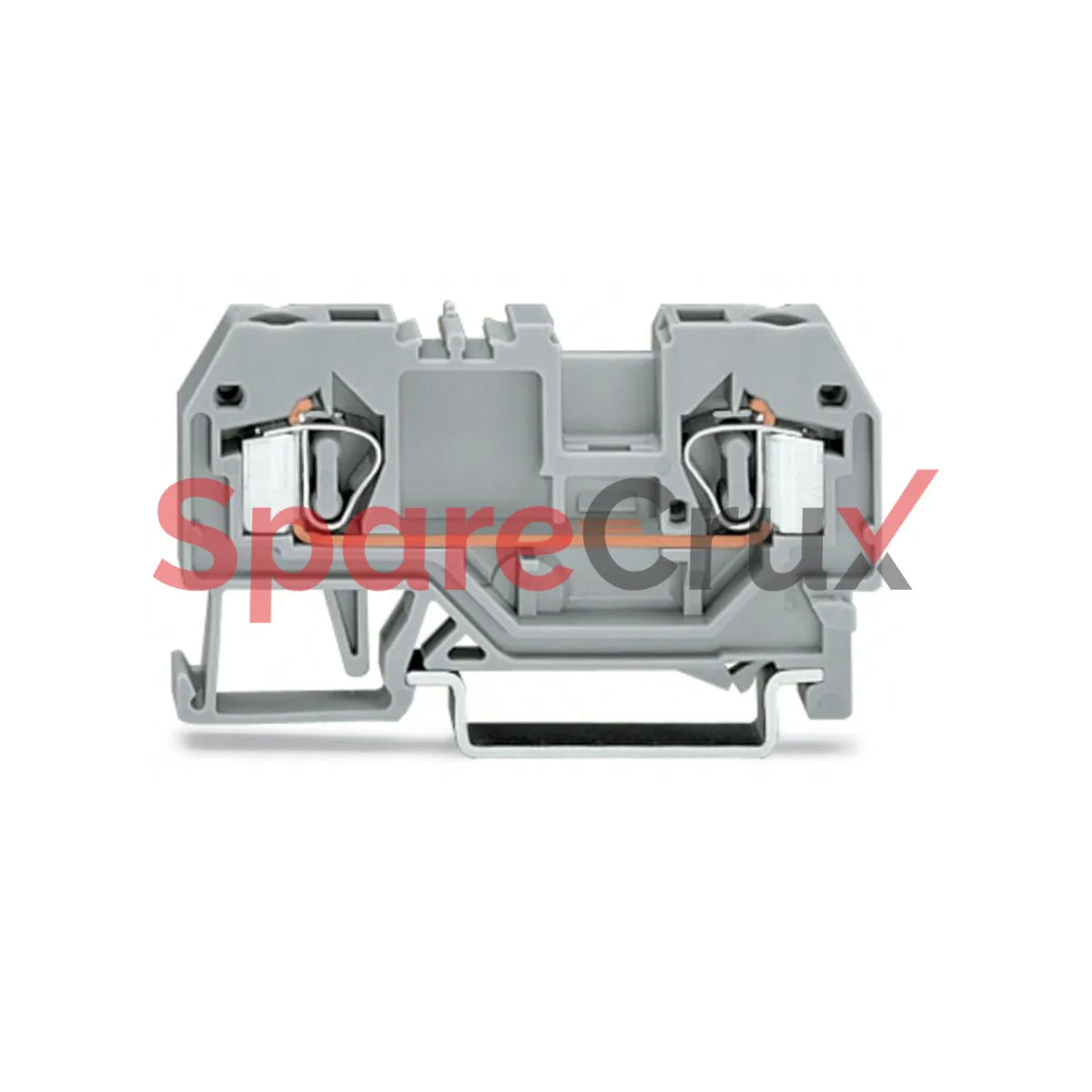 281-901 | WAGO | Terminal Block 2conductor 4mm2 Center Marking Din35 Cage Clamp Gray