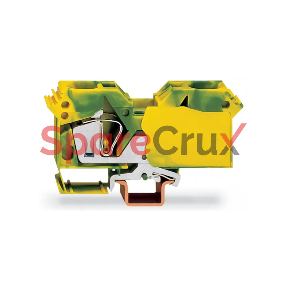 285-607 | WAGO | 2-conductor Ground Terminal Block, 35 mm²DIN 35 x 15 Rail, CAGE CLAMP®, 35,00 mm², Green-yellow
