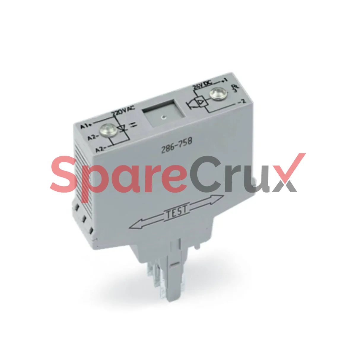 286-758 | WAGO | Optocoupler Module, 24 VDC, Red LED, Gray