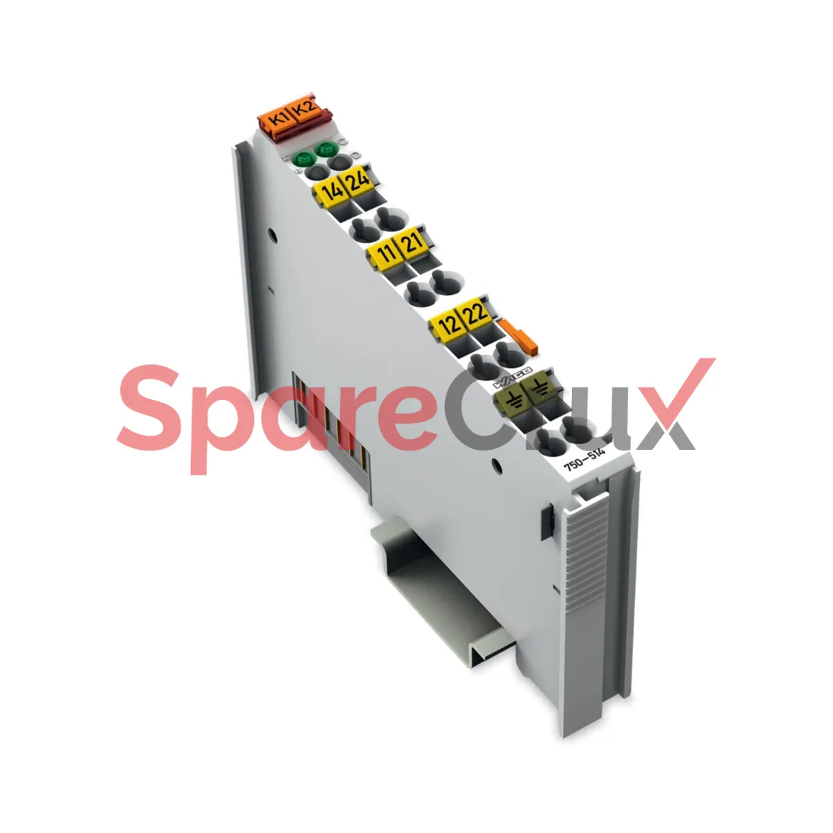 750-514 | WAGO | 2-channel Relay Output, 125 VAC, 0.5 A, Potential-free, 2 Changeover Contacts