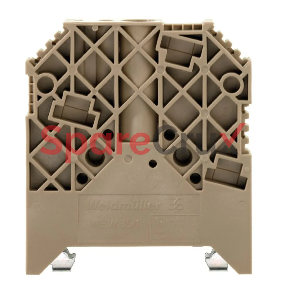 1059000000 | WEIDMULLER | End Bracket Dark Beige TS 35