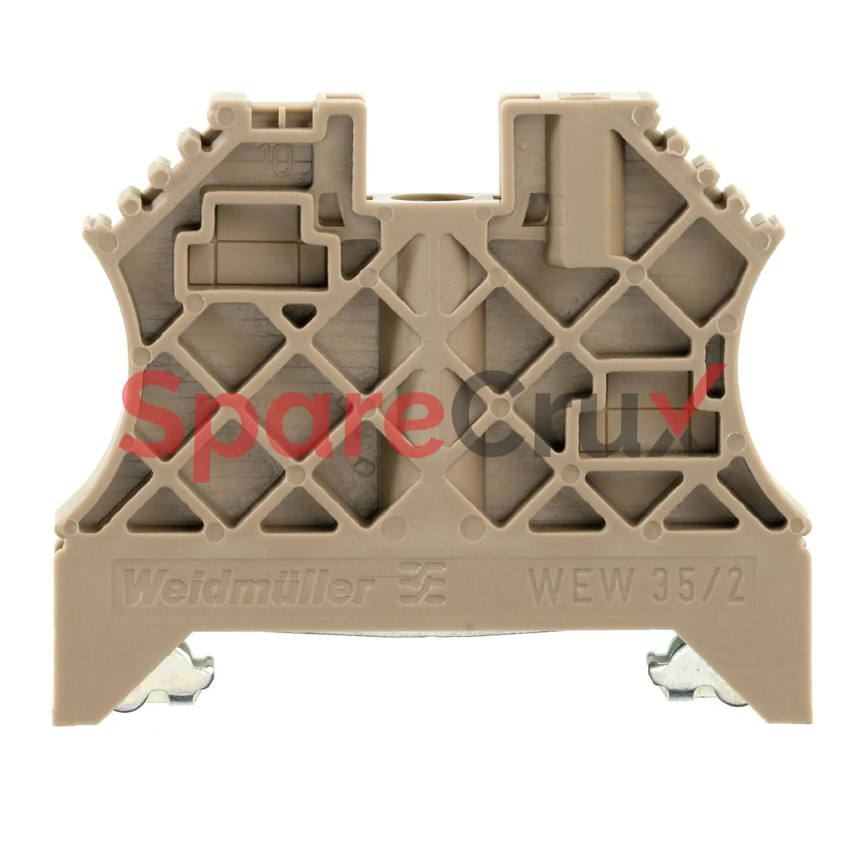1061200000 | WEIDMULLER | End Bracket Dark Beige TS 35