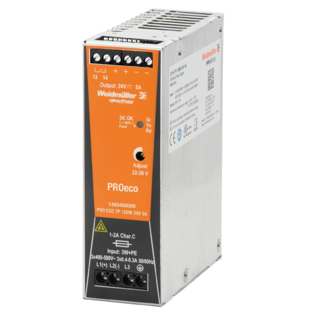 1469480000 | WEIDMULLER | Power Supply, Switch-Mode Power Supply Unit