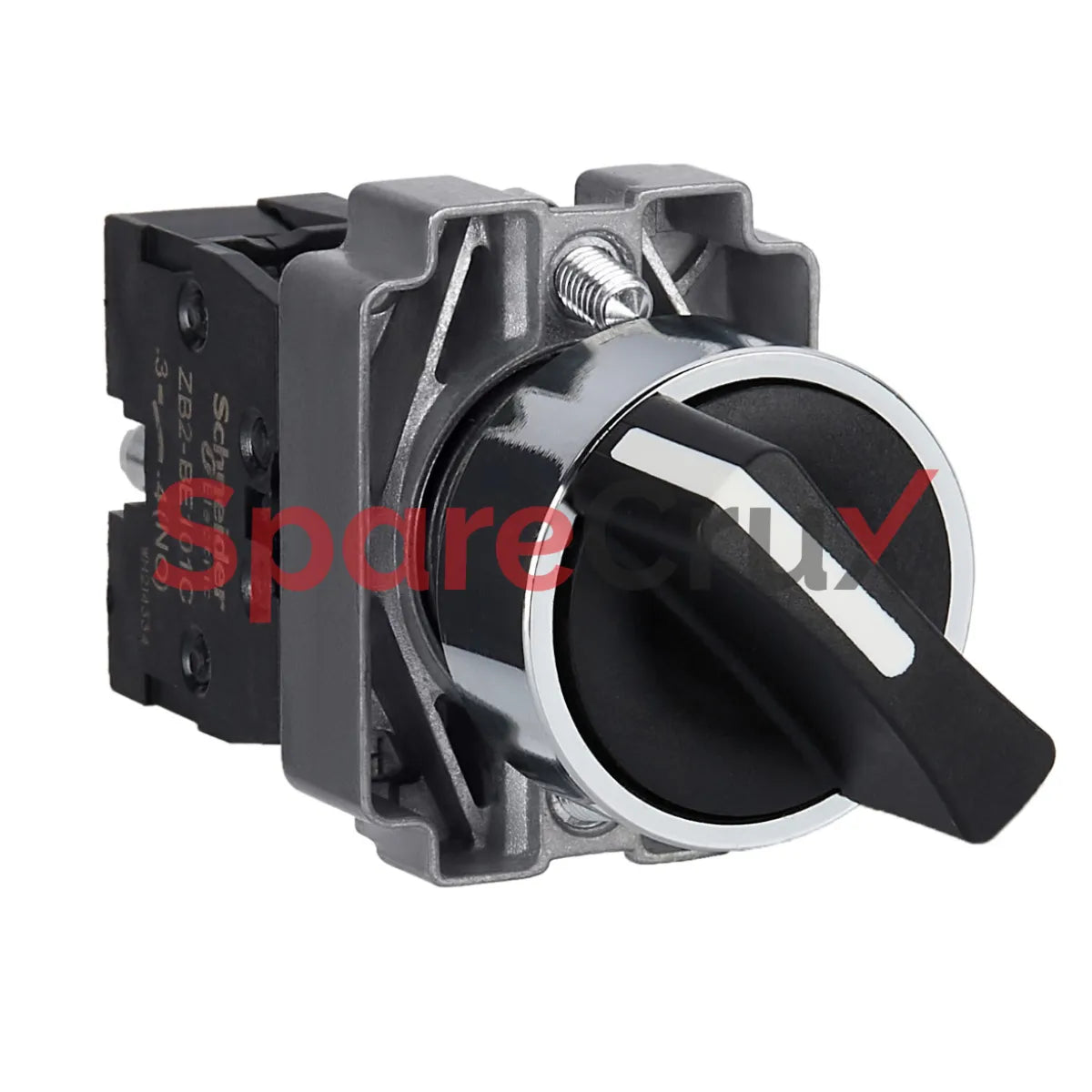 XB2-BD21C | SCHNEIDER ELECTRIC | Complete selector switch, Easy Harmony XB2, metal, black, 22mm, 2 positions, stay put, 1NO