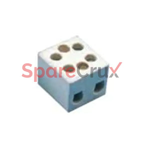 Cb4/2H | Connectwell 2.5 Sq.mm 2 Pole Ceramic Terminal Block With Mounting Hole With 500 V