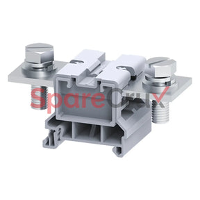 Cbb120Ls | Connectwell 120 Sq.mm Feed Through Slotted Bolt Type Terminal Block In Grey Colour