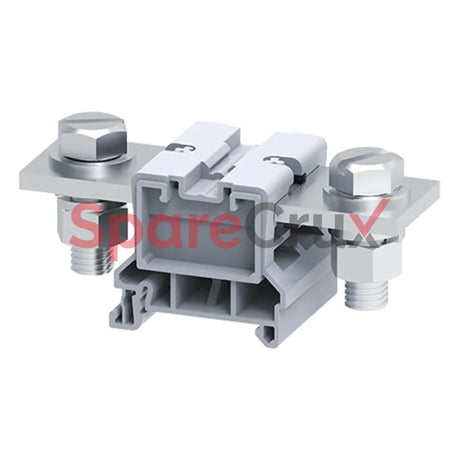 Cbb185 | Connectwell 185 Sq.mm Feed Through Bolt/Nut Type Terminal Block In Grey Colour