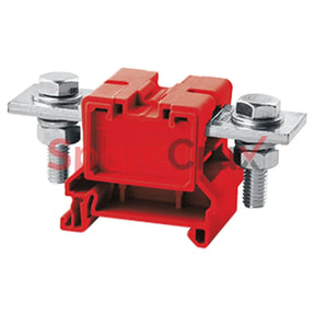 Cbb70R | Connectwell 70 Sq.mm Stud Type Power Terminal Block In Red Colour