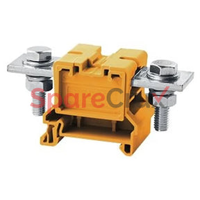 Cbb70Y | Connectwell 70 Sq.mm Stud Type Power Terminal Block In Yellow Colour