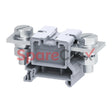 Cbb95 | Connectwell 95 Sq.mm Feed Through Bolt/Nut Type Terminal Block In Grey Colour