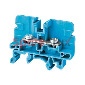 Cbs3Ubu | Connectwell 6 Sq.mm Stud Type Terminal Block In Blue Colour
