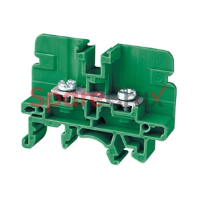 Cbs3Ugn | Connectwell 6 Sq.mm Stud Type Terminal Block In Gren Colour