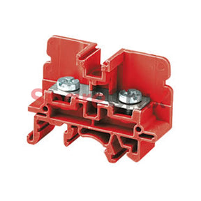 Cbs3Ur | Connectwell 6 Sq.mm Stud Type Terminal Block In Red Colour