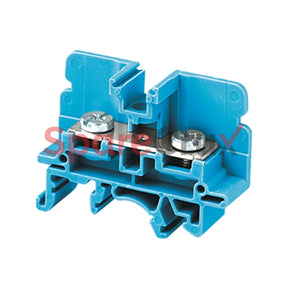 Cbs4Ubu | Connectwell 10 Sq.mm Stud Type Terminal Block In Blue Colour