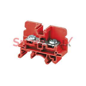 Cbs4Ur | Connectwell 10 Sq.mm Stud Type Terminal Block In Red Colour