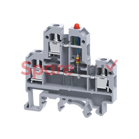 Cdl4Uel1-24V | Connectwell 4 Sq.mm Terminal Block With Electronic Component In Grey Colour Suitable