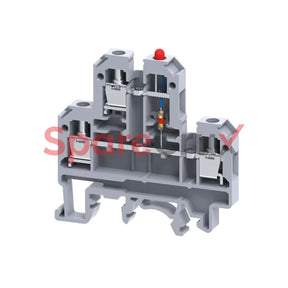 Cdl4Uel2-24V | Connectwell 4 Sq.mm Terminal Block With Electronic Component In Grey Colour Suitable