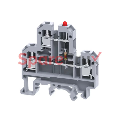 Cdl4Ueld3-110V | Connectwell 4 Sq.mm Terminal Block With Electronic Component In Grey Colour