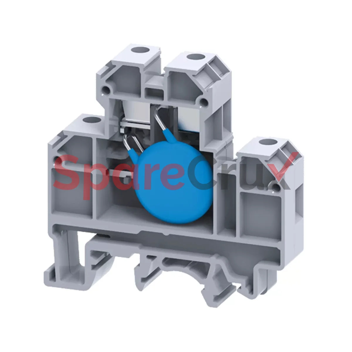Cdl4Uemov-30V | Connectwell 4 Sq.mm Surge Suppressor Terminal Block In Grey Colour Suitable For 30 V