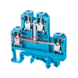 Cdl4Un(I.s)Bu | Connectwell 4 Sq.mm Internally Shorted Double Level Terminal Block In Blue