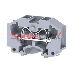 Cm1.5S2 | Connectwell 1.5 Sq.mm Panel Mount Spring Clamp Terminal Block In Grey Colour.
