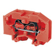 Cm1.5Sr | Connectwell 1.5 Sq Mm Panel Mount Spring Clamp Terminal Block In Red Colour.