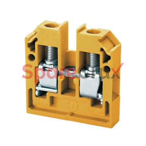 Cmb4Y | Connectwell 4 Sq.mm Panel Mount Terminal Block In Yellow