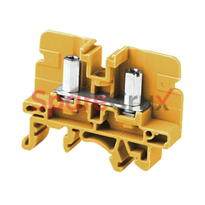 Csb3/N3Uly | Connectwell 6 Sq.mm M3 Stud Type Screw/Nut Driver Operated Terminal Block In Yellow